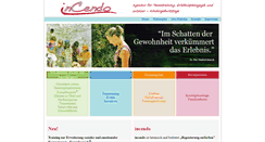 Desktop Screenshot of incendo-erlebnis.net